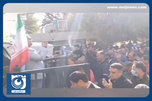 تشییع و خاکسپاری پیکر مرحوم محمدعلی اسلامی ندوشن + فیلم