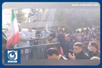 تشییع و خاکسپاری پیکر مرحوم محمدعلی اسلامی ندوشن + فیلم