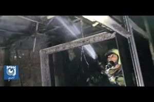 حادثه در پایتخت؛ انبار کارخانه لبنیاتی ساعتی پیش طعمه حریق شد