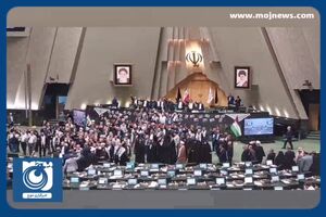 طنین شعار مرگ بر اسرائیل در مجلس + فیلم