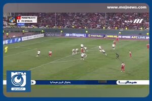 گل دوم پرسپولیس به استقلال تاجیکستان توسط سعید صادقی + فیلم