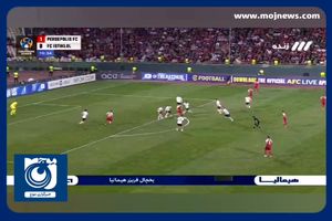 گل دوم پرسپولیس به استقلال تاجیکستان توسط سعید صادقی + فیلم