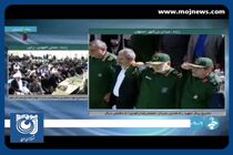 تشییع پیکر شهدای راه قدس در اصفهان و زابل + فیلم