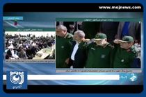 تشییع پیکر شهدای راه قدس در اصفهان و زابل + فیلم