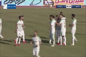 فیلم گل دوم آلومینیوم اراک به پرسپولیس توسط حامد پاکدل