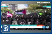 اجتماع مادران و کودکان حامی غزه در مشهد + فیلم