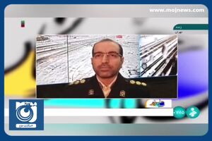 مسدود شدن ۷ محور اصلی به علت برف و کولاک + فیلم