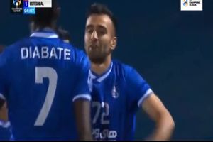 فیلم گل اول استقلال به الدحیل توسط ارسلان مطهری