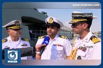 پهلو گرفتن ناوگروه صلح و دوستی کشور عمان در بندرعباس + فیلم