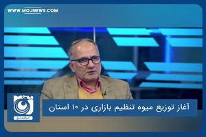  آغاز توزیع میوه تنظیم بازاری در ۱۰ استان