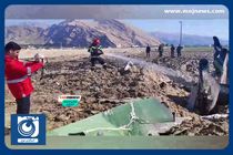 تصاویری از سقوط هواپیمای تک سرنشین در کازرون + فیلم
