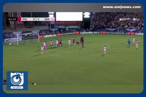 دو گل زیبای لیونل مسی مقابل دالاس + فیلم