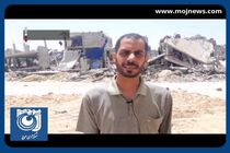  ابراز همدردی فلسطینیان نوار غزه با ایران + فیلم