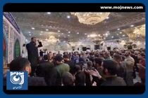 حال و هوای شب رحلت حضرت عبدالعظیم (ع) در حرم مطهر آن حضرت + فیلم