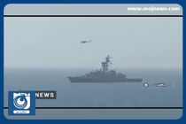 استقبال از ناوگروه ۸۶ نیروی دریایی ارتش در آب‌های جاسک + فیلم