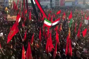 فیلم تشییع پیکر سپهبد شهید قاسم سلیمانی در کرمان