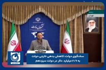 کاهش بدهی خارجی دولت به ۲/۶ میلیارد دلار در دولت سیزدهم