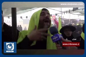 شور و حال زائران اربعین حسینی در مرز مهران + فیلم