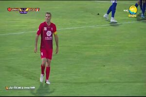 فیلم گل اول گل گهر سیرجان به پرسپولیس توسط سید علیرضا ابراهیمى