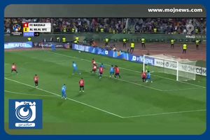 گل سوم الهلال به نساجی توسط صالح الشهری + فیلم