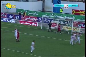 فیلم گل اول پرسپولیس به نساجی توسط علی علیپور