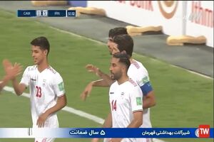 فیلم گل پنجم ایران به کامبوج توسط میلاد محمدی