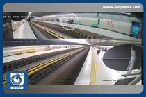 فیلم کامل‌ از ورود آرمیتا گراوند به مترو تا لحظه بیهوشی + فیلم