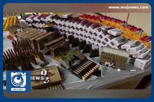 بازداشت اعضای باند قاچاق و فروش سلاح و مهمات در مشهد + فیلم