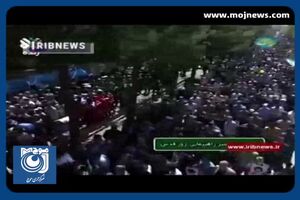 حضور پرشور مردم کرمان در راهپیمایی روز قدس + فیلم