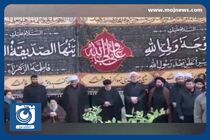 حضور رئیس جمهور در جمع عزاداران هیئت‌های فاطمی + فیلم