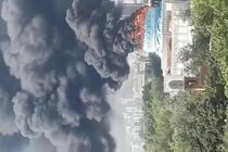 فیلم آتش سوزی در مرکز فرماندهی نیروی انتظامی