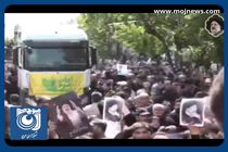 تصاویری از تشییع باشکوه پیکر رئیس جمهور شهید و همراهان توسط مردم تهران + فیلم