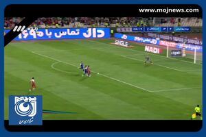 گل سوم پرسپولیس به استقلال خوزستان توسط عیسی آل‌کثیر + فیلم