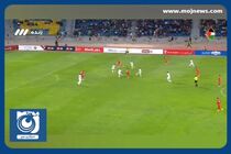 گل اول ایران به اردن توسط سردار آزمون + فیلم