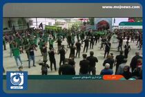 عزاداری روز تاسوعا در روستای گز شرقی در استان گلستان + فیلم