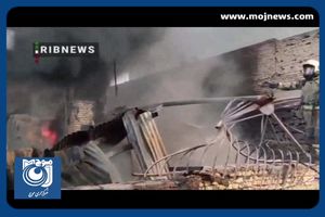 یک کارگاه در شهرک صنعتی شمس آباد طعمه حریق شد + فیلم