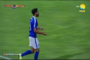 فیلم گل اول پرسپولیس به گل گهر سیرجان توسط على علیپور