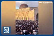برگزاری نماز عید فطر در مسجدالحرام + فیلم
