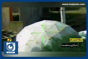 تصاویر هدف قرار گرفتن گنبد جاسوسی رژیم صهیونیستی در پایگاه جل‌العلام توسط حزب‌الله + فیلم