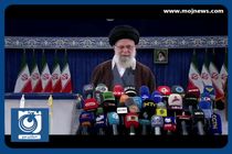 فیلم کامل بیانات صبح امروز حضرت آیت‌الله خامنه‌ای پس از انداختن رای به صندوق + فیلم