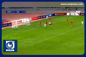 گل اول اردن به ایران توسط النعیمات + فیلم