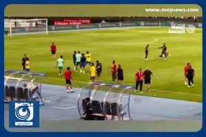 عصبانیت و حرکت جنجالی کریستیانو رونالدو + فیلم