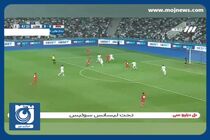 گل اول ایران به ازبکستان توسط سردار آزمون + فیلم