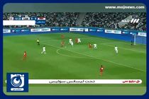 گل اول ایران به ازبکستان توسط سردار آزمون + فیلم