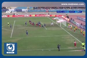 نخستین گل نبیل باهویی برای پرسپولیس + فیلم