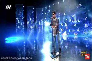 فیلم اجرای مجید معظمی در مرحله نیمه نهایی عصر جدید