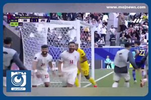 گل دوم ایران به ژاپن توسط جهانبخش + فیلم