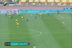 فیلم گل اول سپاهان به استقلال توسط سجاد شهباززاده