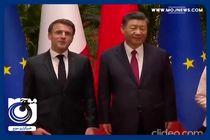 مکرون در چین تذکر دیپلماتیک گرفت