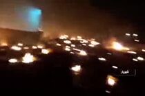 تصاویر اولیه از حریق هواپیمای اوکراینی در منطقه شهریار